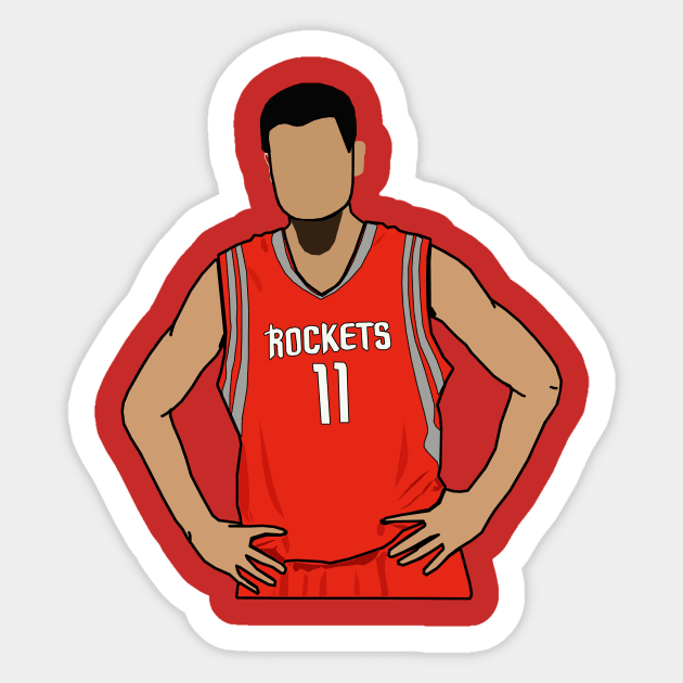 Yao Ming - Houston Rockets Sticker by xavierjfong